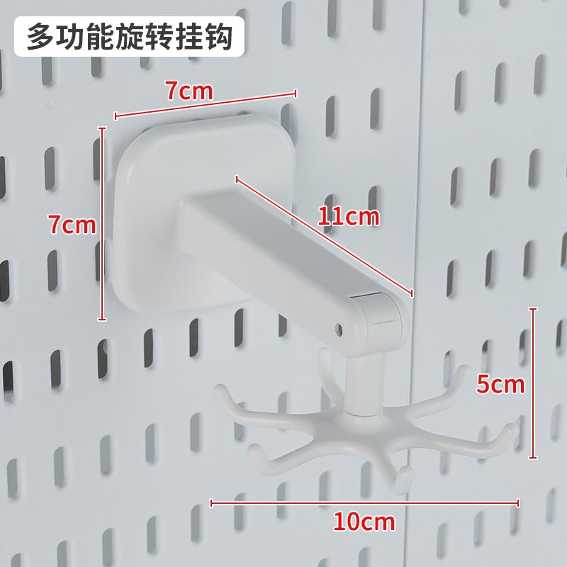 Cave Board Desktop Display Rack Instagram Style Storage Small Objects Punch-Free Clip-Type Household Dormitory Cave Board Rack - Image 1